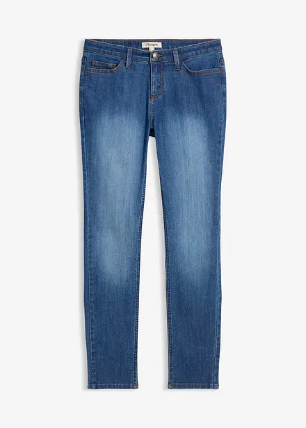 Skinny stretch jeans mid waist