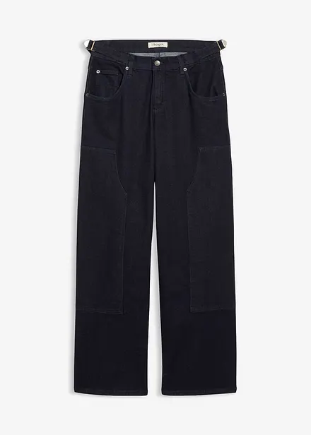 Wide leg jeans, mid waist