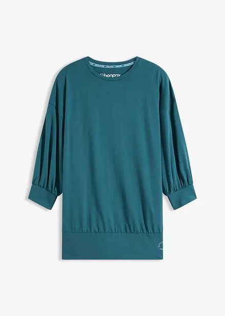 Oversized sportshirt met 3/4 mouwen, sneldrogend