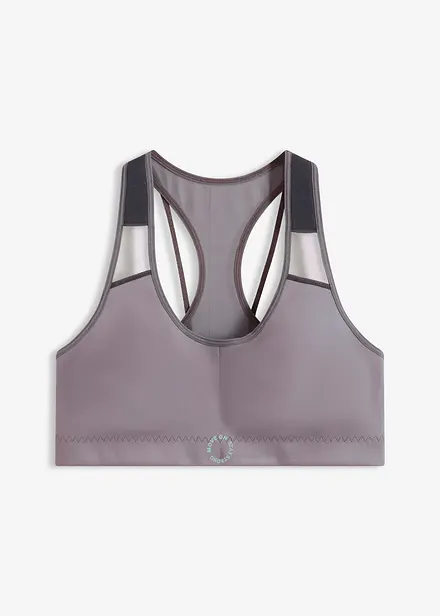 Sport bh van stvig katoen met een lichte glans