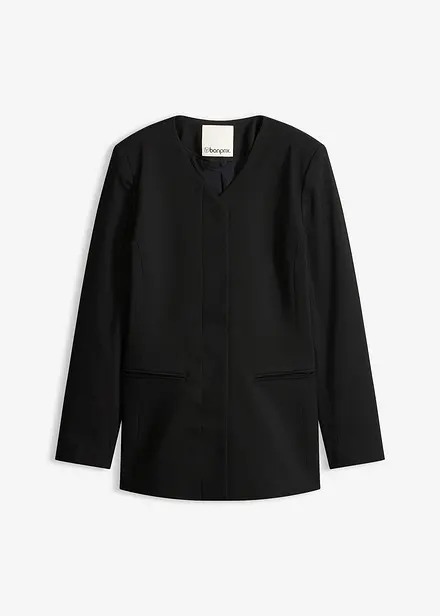 Stretch blazer van bengaline