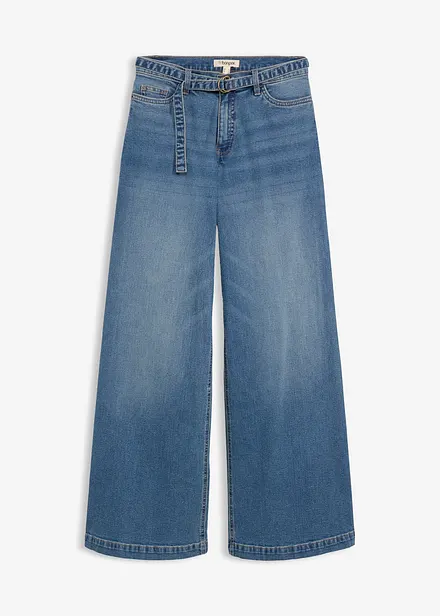 Wide leg jeans mid waist, full length