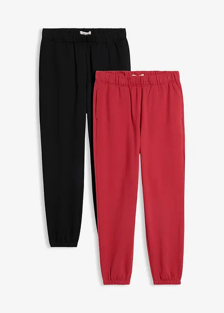 Sweatpants van puur biologisch katoen (set van 2)