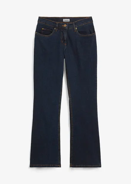 High waist stretch jeans, bootcut