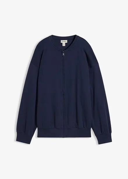 Sweatvest van puur biologisch katoen