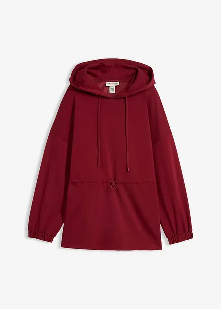 Lange sweater van zachte scuba