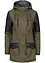 Parka met imitatieleer, bonprix