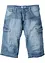 Lange jeans bermuda, loose fit, bonprix