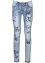 Skinny jeans met borduursel, RAINBOW