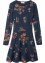 Meisjes jersey jurk met bloemenprint en lange mouwen, bpc bonprix collection