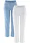 Mid waist jeans met comfortband, straight (set van 2), bonprix