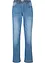 Thermojeans met mid waist, straight, bonprix