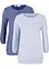 Shirt met print (set van 2), 3/4 mouw, bonprix