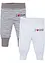 Baby jersey broek (set van 2) van biologisch katoen, bonprix