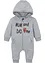 Baby sweat jumpsuit met capuchon, bonprix