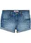 Meisjes jeans short met parels, bonprix