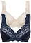 Minimizer bh met gewatteerde bandjes (set van 2), bonprix