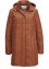 Lange gewatteerde jas met capuchon, bpc bonprix collection