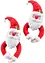 Embrasse kerstman (set van 2), bonprix