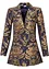 Korte coat van gouden jacquard, korte maten, bonprix