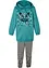 Meisjes sweater en legging (2-dlg. set) met biologisch katoen, bonprix