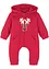 Baby sweat jumpsuit met kerstmotief van biologisch katoen, bonprix