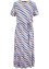 Jersey jurk met strikkoordjes en ronde hals, kuitlang, bpc bonprix collection
