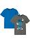 Jongens T-shirt met print (set van 2) van biologisch katoen, bpc bonprix collection