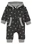 Baby sweat jumpsuit met capuchon, bpc bonprix collection