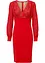 Accentuerende midi jurk met kant, bonprix