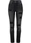 Skinny jeans met destroyed effecten, RAINBOW