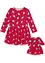 Meisjes jersey jurk en poppenjurk (2-dlg. set), bonprix