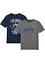 T-shirt met sportieve print (set van 2), bonprix