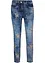 Jeans met bloemenborduursel, bonprix