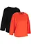 Outdoor T-shirt (set van 2), 3/4 mouw, bpc bonprix collection