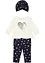 Baby shirt, legging en muts (3-dlg. set) van biologisch katoen, bonprix