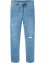 Slim fit stretch jeans met biologisch katoen, tapered, RAINBOW
