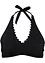 Halter bikinitop met gerecycled polyamide, bonprix