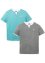 2-in-1 shirt, korte mouw (set van 2), bpc bonprix collection