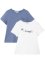 Meisjes T-shirt (set van 2), bpc bonprix collection