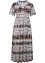 Jersey jurk met contrasterende bies, kuitlang, bpc bonprix collection