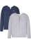 2-in-1 shirt met lange mouwen (set van 2), bpc bonprix collection