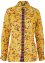 Gedessineerde, lange blouse van viscose met contrastkleurige boord, bpc bonprix collection
