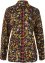 Gedessineerde, lange blouse van viscose met contrastkleurige boord, bpc bonprix collection