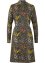 Katoenen jurk met strikkoordjes, knielang, bpc bonprix collection