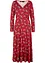 Gedessineerde maxi jurk van viscose, lange mouw, bpc bonprix collection