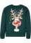 Sweater met gerecycled polyester en kerstmotief, bpc bonprix collection