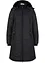 Korte coat met diamantstiksels en ritsen opzij, bonprix
