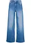 Wide leg stretch jeans high waist, bonprix