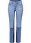 Straight jeans met patches, RAINBOW